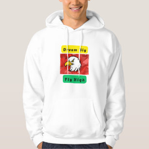 Dream Big Fly High Logo met adelaar Hoodie