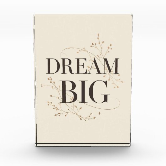 Dream Big Fotoblokken (Voorkant)