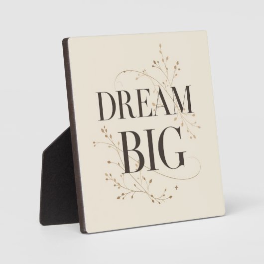 Dream Big Fotoplaat (Voorkant)