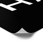 Dream Big Geloof dat het Motivatie is Poster (Hoek)