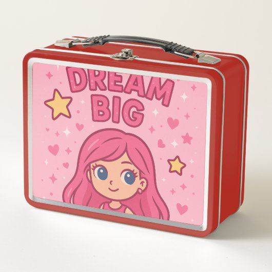 Dream Big Girls Lunch Bag (Voorkant)