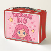 Dream Big Girls Lunch Bag (Achterkant)