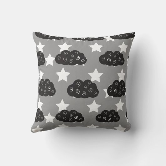 Dream Big Grey and Blush Brush Script Sierkussen (Achterkant)