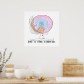 Dream Big - Inspirational Hand-Drawn Poster (Cuisine)