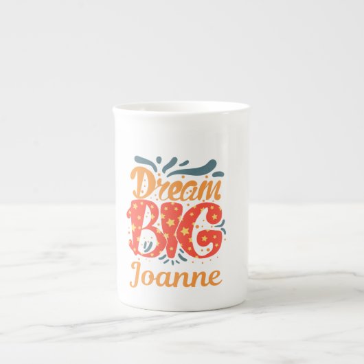 Dream big Joanne Porselein Kop (Voorkant)