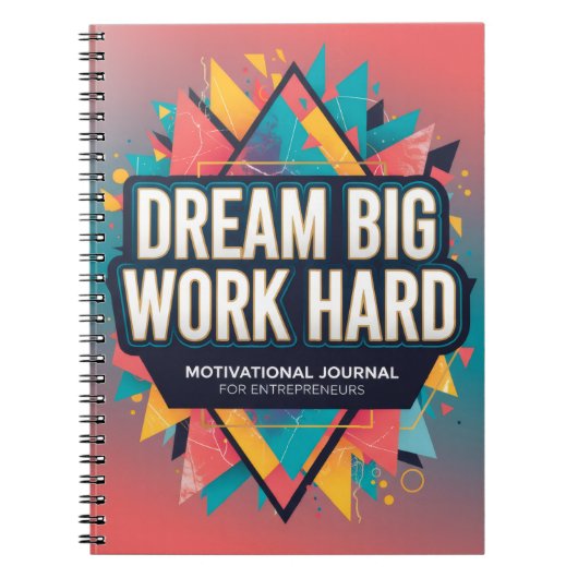 Dream Big Journal for Entrepreneurs Notitieboek (Voorkant)