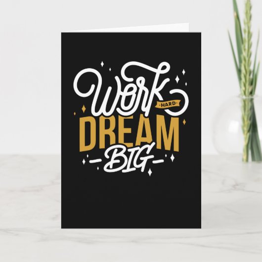 Dream Big Kaart (Voorkant)