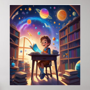 Dream Big: Kind's Space Learning Framed Poster