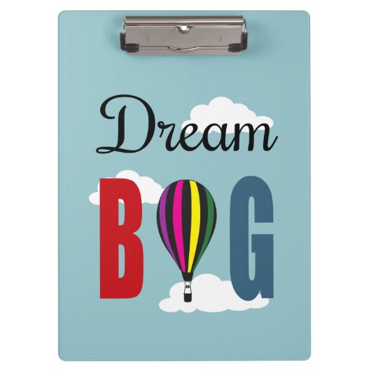 Dream big klembord (Voorkant)