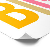 Dream Big - Kleur Poster (Hoek)