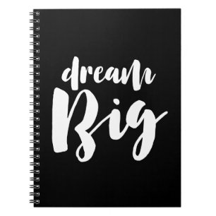Dream big light font notitieboek