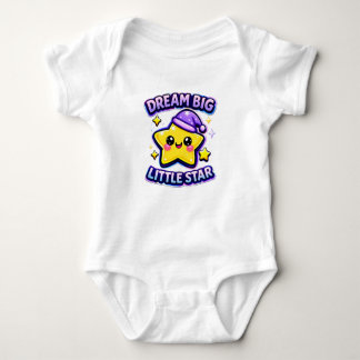 Dream big little baby romper