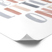 Dream Big Little Boho Kinder Room Decor Poster (Hoek)