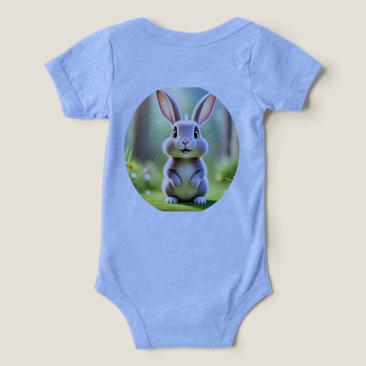 Dream Big, Little One" Baby Girl Bodysuit (Design achterkant)