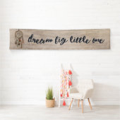 Dream Big Little One Birthday Party Banner (Insitu)