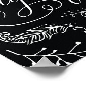 Dream Big Little One Black & White Poster (Hoek)