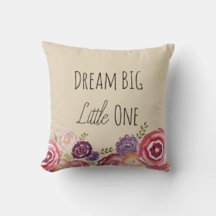 Dream Big Little One Flower Beige Sierkussen
