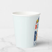 Dream Big Little One Rocket Papieren Bekers (Rechts)