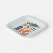 Dream Big Little One Rocket Papieren Bordje (Gebogen)