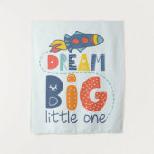 Dream Big Little One Rocket Wandkleed (Voorkant)