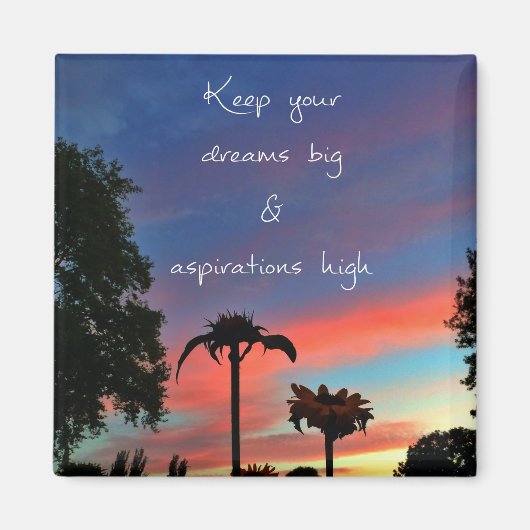 Dream big magneet (Voorkant)