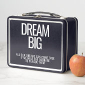 Dream Big Metal Lunchbox (In situ)