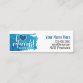 Dream Big Mini Card w/ I Heart Reference Back Visitekaartje (Achterkant)