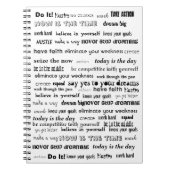 Dream Big Motivatie Typography Notebook Notitieboek (Voorkant)