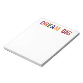 Dream Big Multicolored Notitieblok (Gedraaid)