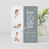 Dream big one 1e verjaardagsfoto (Staand voorkant)