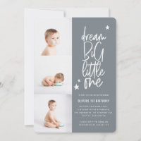 Dream big one 1e verjaardagsfoto