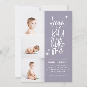 Dream big one 1e verjaardagsfoto