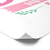 Dream Big petite one girls poster print (Coin)