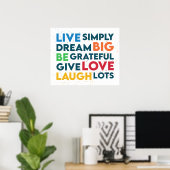 Dream Big Poster (Thuiskantoor)