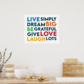 Dream Big Poster (Keuken)