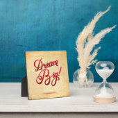 Dream Big Red Fotoplaat (Insitu)