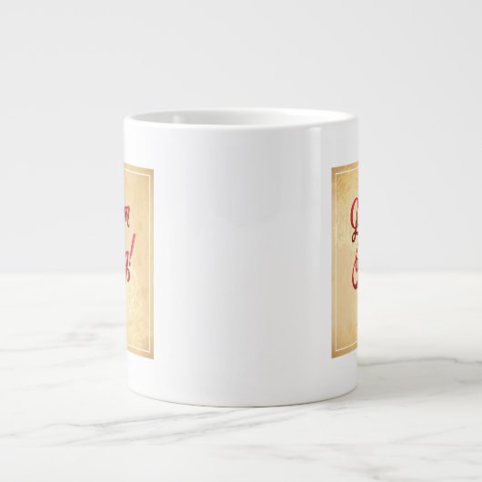 Dream Big Red Jumbo Mok (Voorkant)