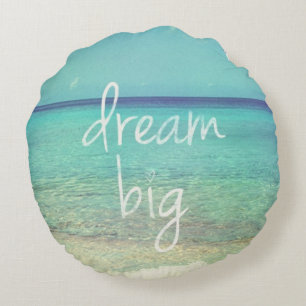 Dream big rond kussen