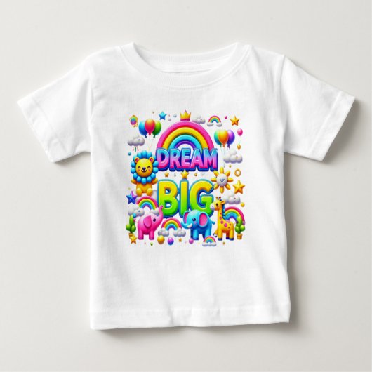 Dream Big: Royal Rainbow T-shirt (Voorkant)