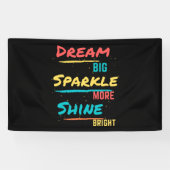 Dream Big Sparkle Meer Shine Bright Spandoek (Horizontaal)