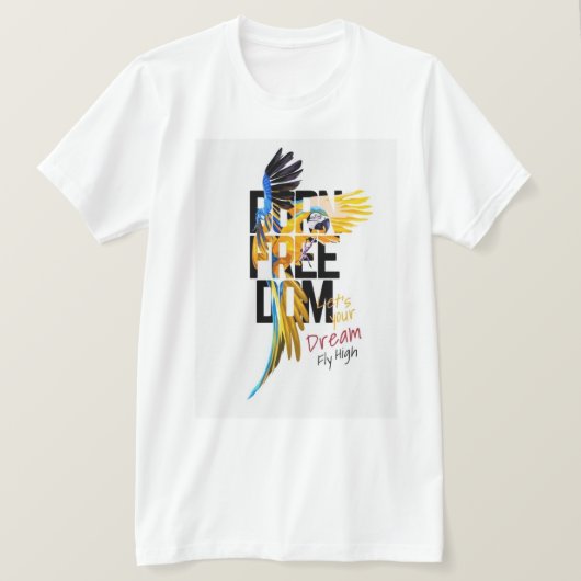 Dream Big T-shirt - Motivational Typography Design (Design devant)