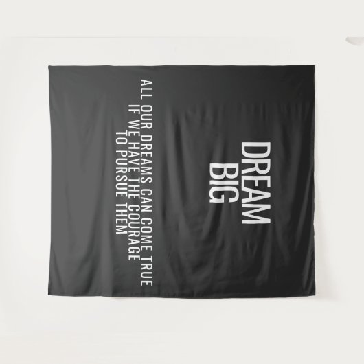 Dream Big Tapestry Wandkleed (Voorkant (horizontaal))