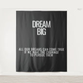 Dream Big Tapestry Wandkleed (Voorkant)