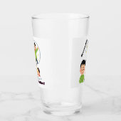 Dream Big Work Hard Glas (Links)