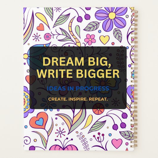 Dream Big, Write Bigger – Inspirational (Dos)