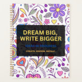 Dream Big, Write Bigger – Inspirational Planner (Voorkant)