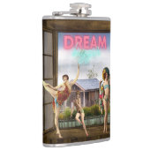 Dream Bigger Altered Art  dansers Heupfles (Rechts)