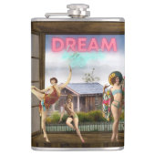 Dream Bigger Altered Art  dansers Heupfles (Voorkant)