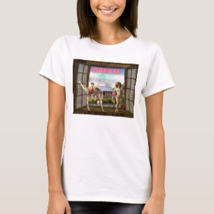 Dream Bigger Altered Art dansers T-shirt