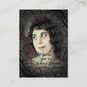 Dream binnen een droomcoördinaat visitekaartje